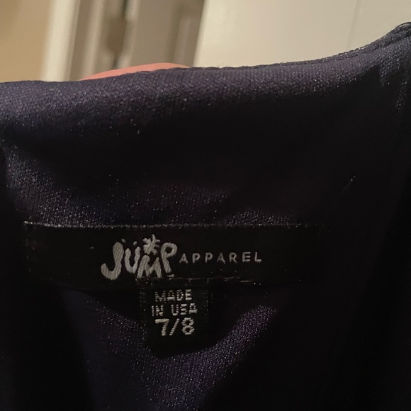 Gorgeous navy & silver gown - Picture 6 of 6